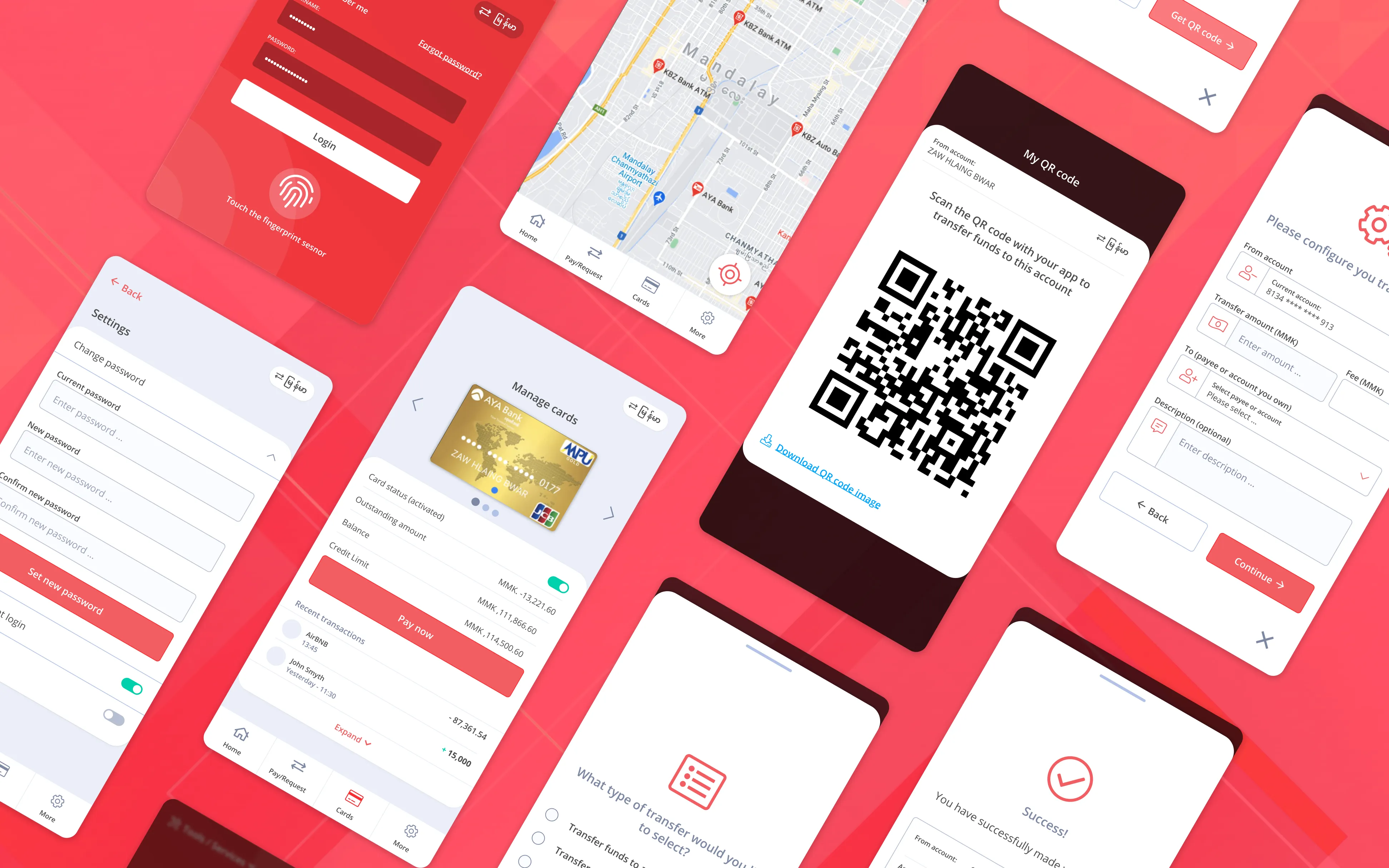 Aya banking app case study hero image
